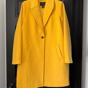 Tahari Women's Vibrant Yellow Trench Coat
